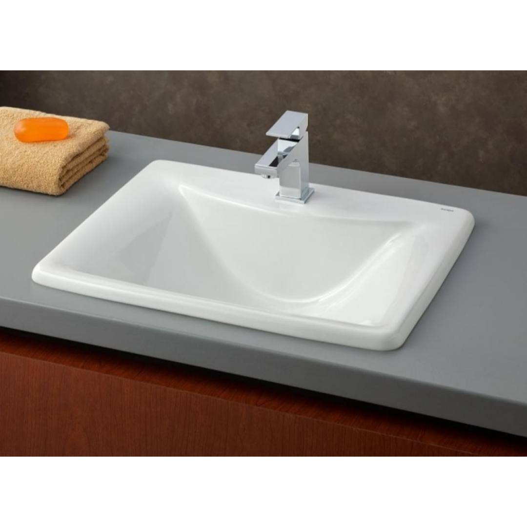 cheviot bali drop in rectangular bathroom sink