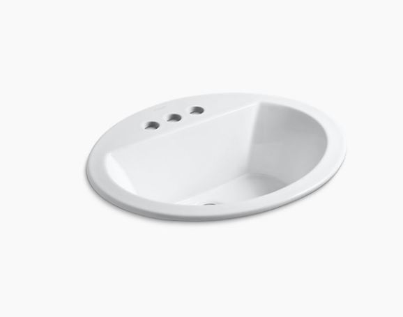 kohler oval drop-in bathroom sinks