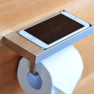LALOO TOILET PAPER HOLDER WITH PHONE SHELF