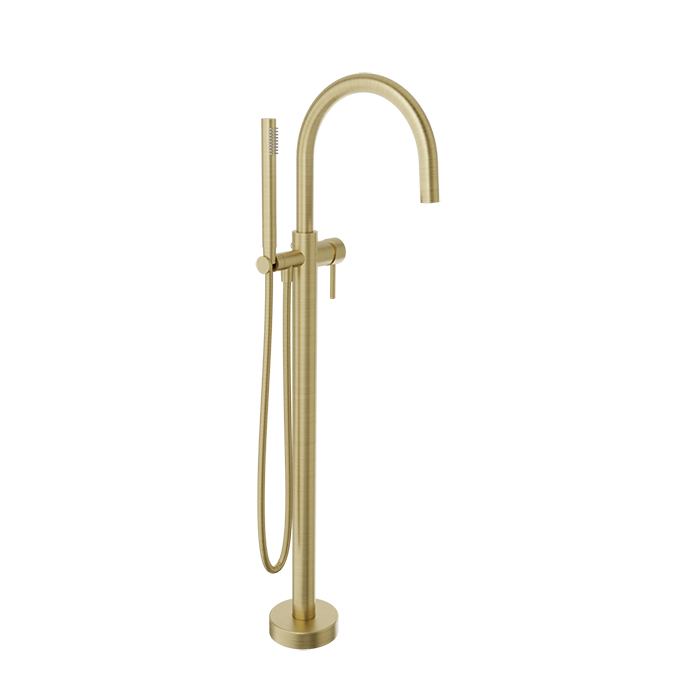 B66-1100-02-LL B66-1100-02-LL Floor-mounted tub filler with hand shower