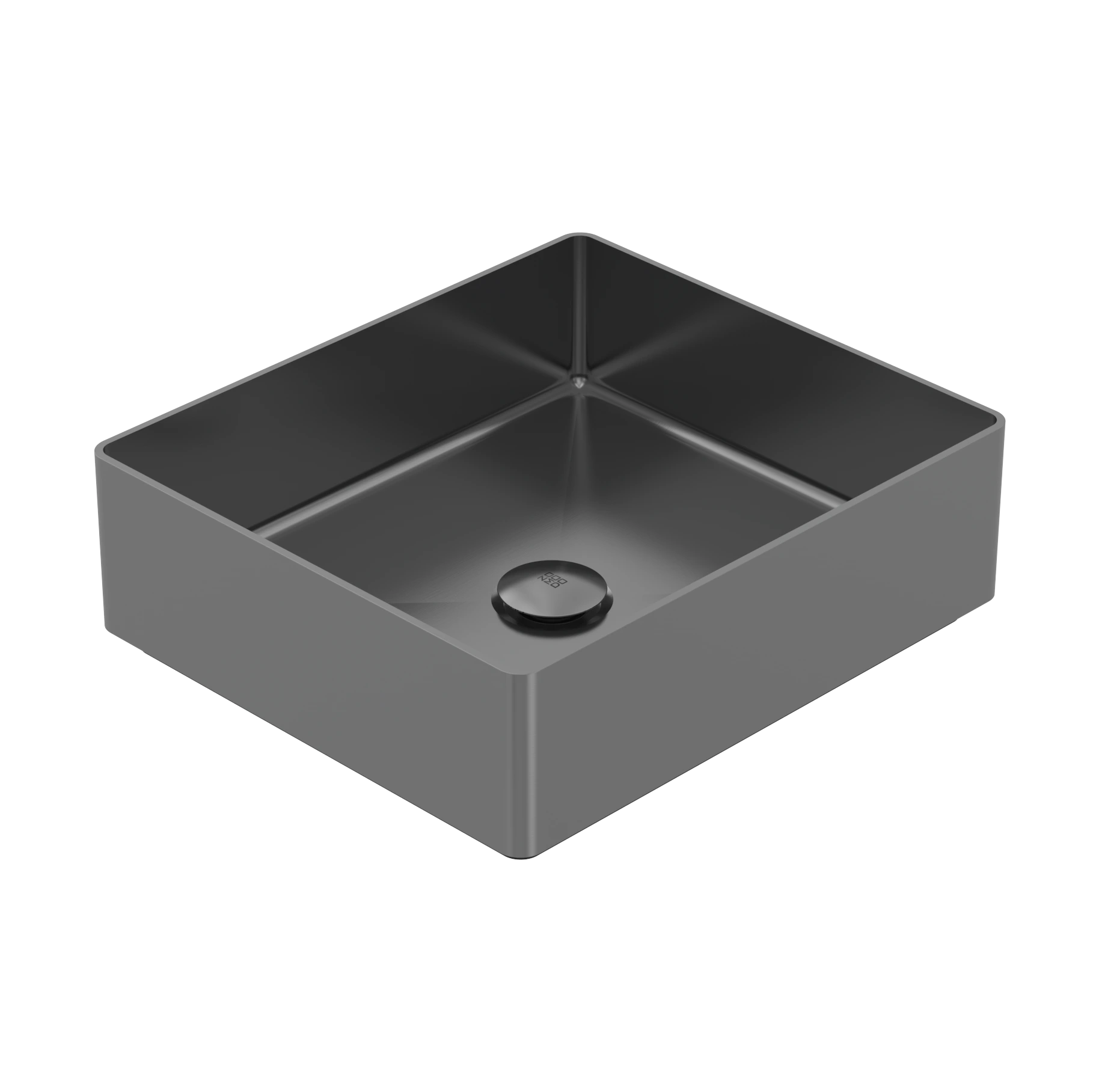 VBC4035-BK (16″ VESSEL) BLACK PEARL 15" SQUARE VESSEL SINK
