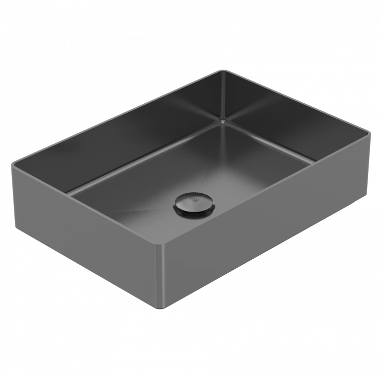 VBC5035-BK (20″ VESSEL) 20" RECTANGULAR VESSEL SINK