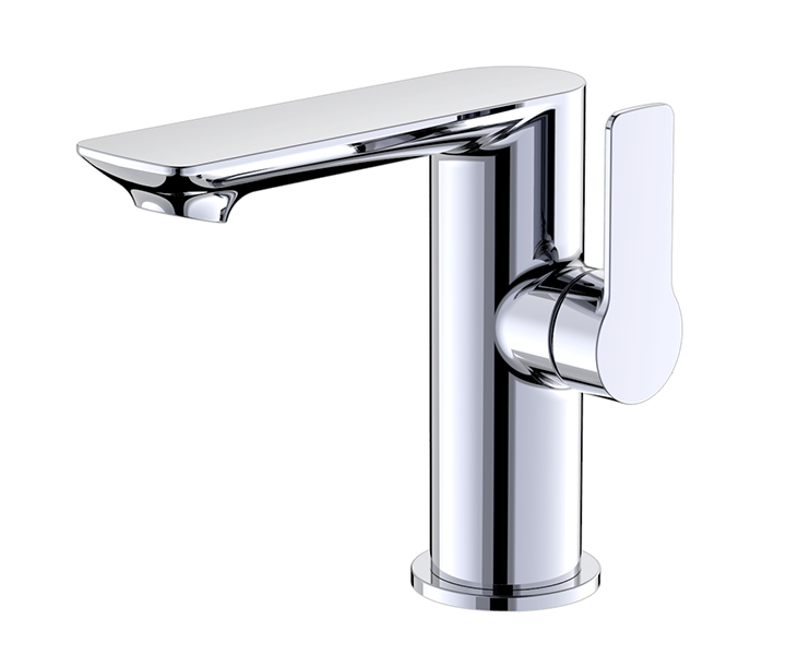 fluid ssi single side lever faucet f19003 chrome matte black