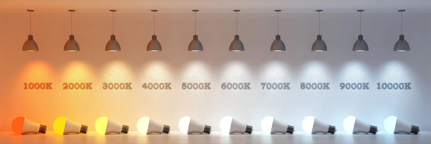 Choose The Right Color Temperature for LED bulb light fixture
