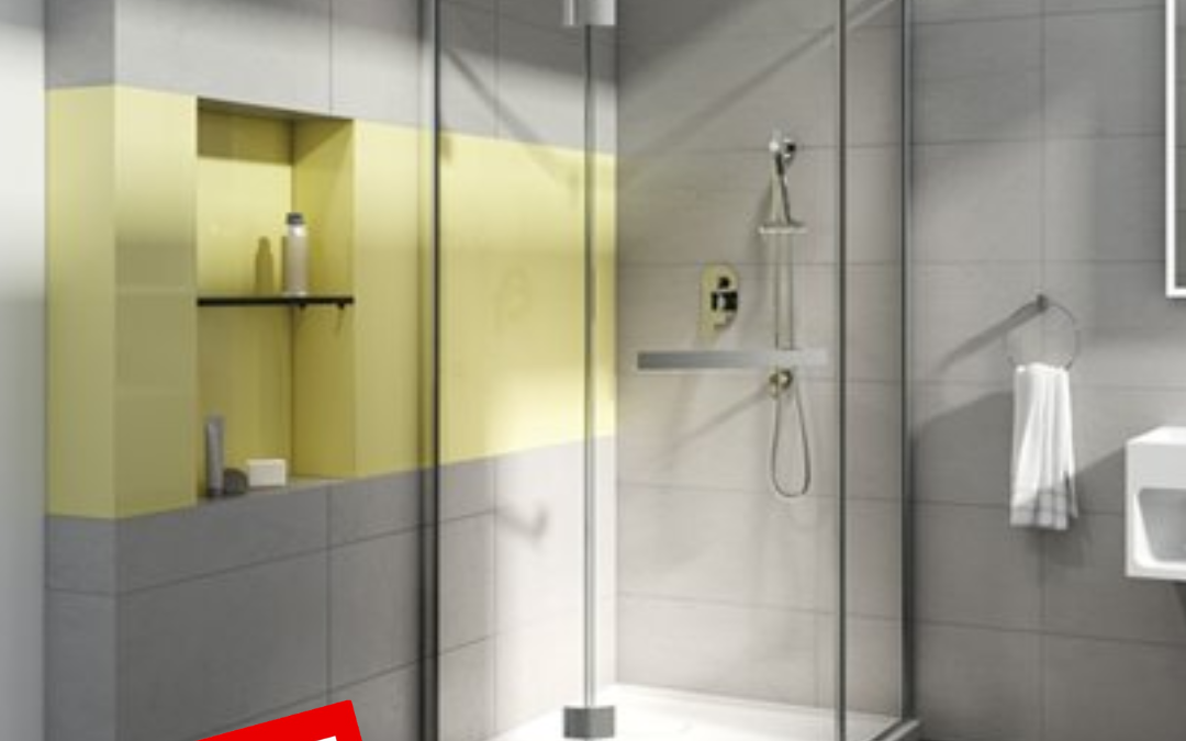 Fleurco Pura Neo-angle Shower Door