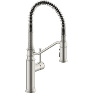 Delta Prodeco Pulldown Industrial Spring Kitchen Faucet