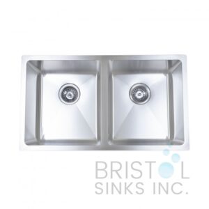 Bristol Double Bowl Undermount Stainless Steel Kitchen Sink