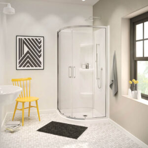 Maax Radia 32 Neo Round Corner Shower Base
