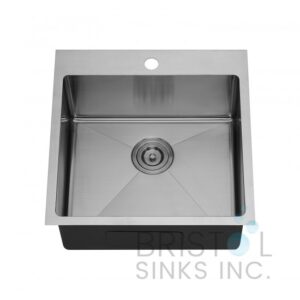 Bristol Single Bowl Top Mount Laundry Sink