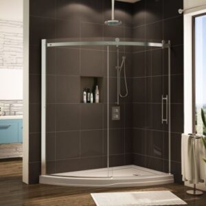 Fleurco Slice Base and Novara Shower Door Set